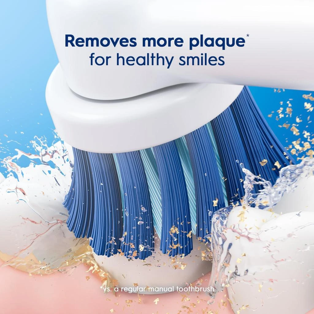 商品Oral-B|Oral-B Sensitive Gum Care Electric Toothbrush Replacement Brush Heads Refill, 3 Count,价格¥158,第5张图片详细描述