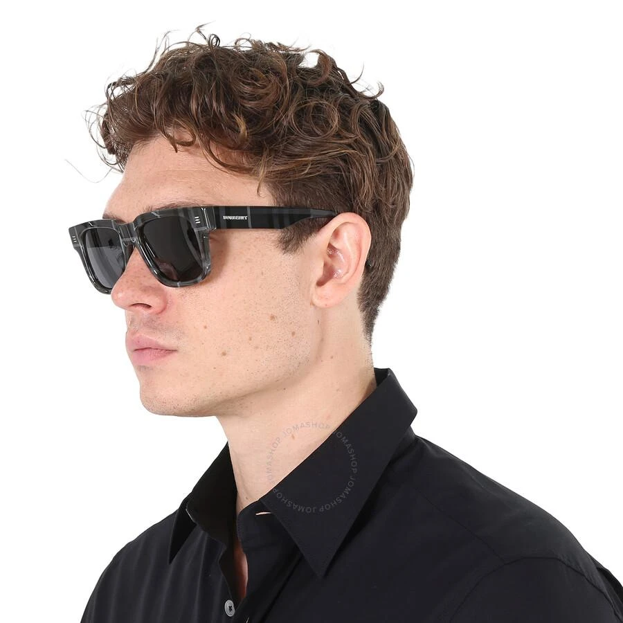 商品Burberry|Hayden Dark Grey Square Men's Sunglasses BE4394 380487 54,价格¥968,第2张图片详细描述