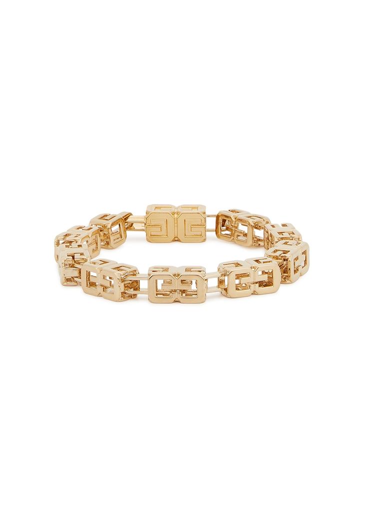 G Cube gold-tone bracelet商品第1张图片规格展示