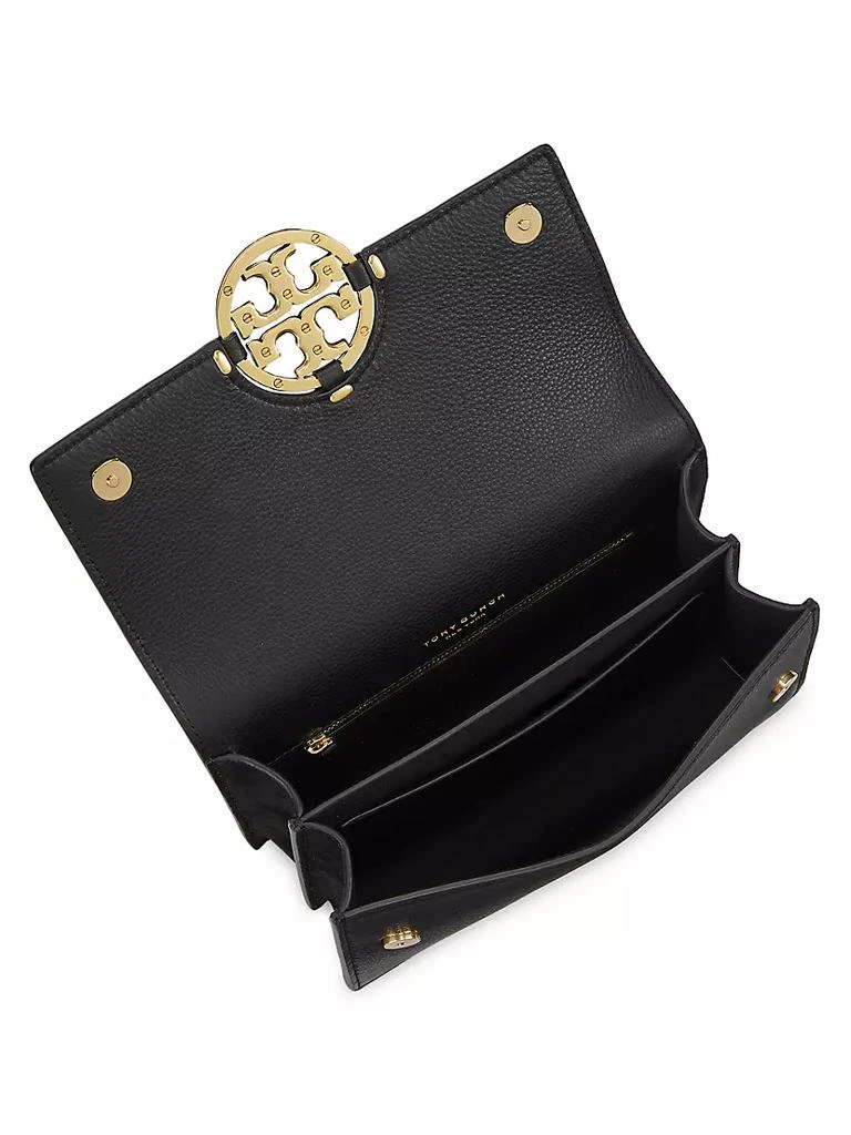 商品Tory Burch|Small Miller Leather Flap Shoulder Bag,价格¥2242,第3张图片详细描述