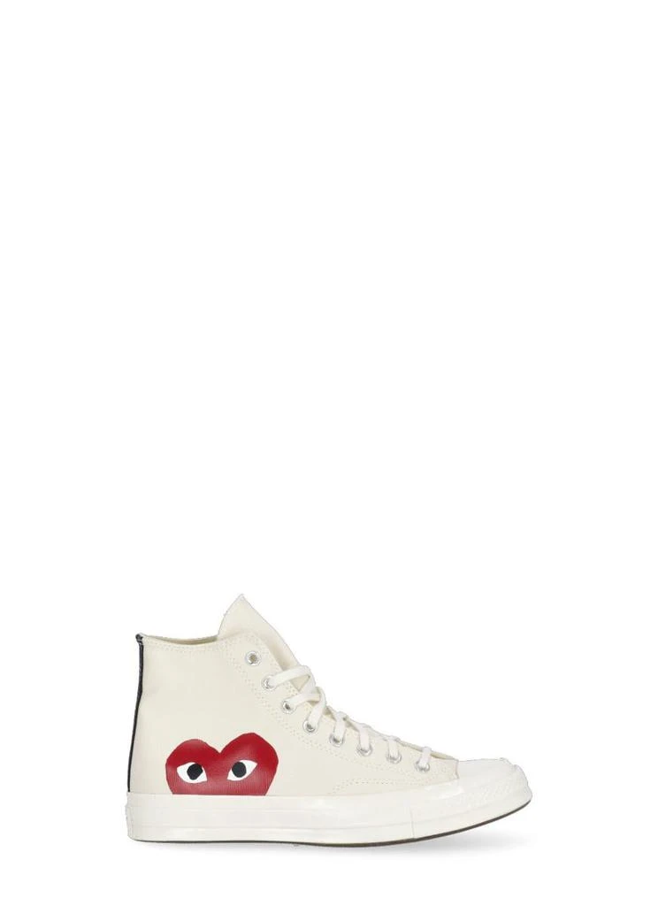 商品Comme des Garcons|COMME DES GARCONS PLAY CONVERSE Sneakers White,价格¥1210,第1张图片