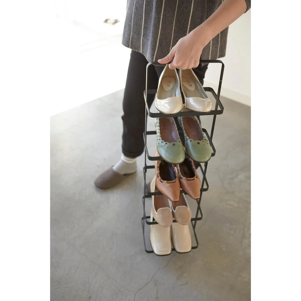 商品Yamazaki|Yamazaki Tower Shoe Rack - Black,价格¥434,第5张图片详细描述