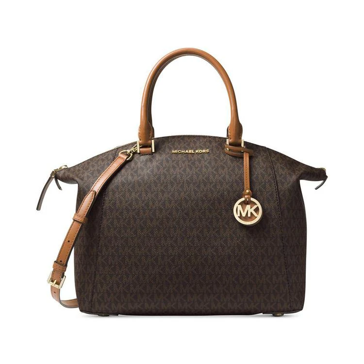 商品Michael Kors|MICHAEL  Signature Riley Large Satchel,价格¥1073,第1张图片