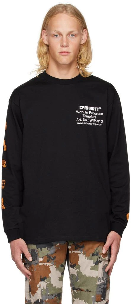 商品Carhartt WIP|Black Printed T-Shirt,价格¥476,第1张图片