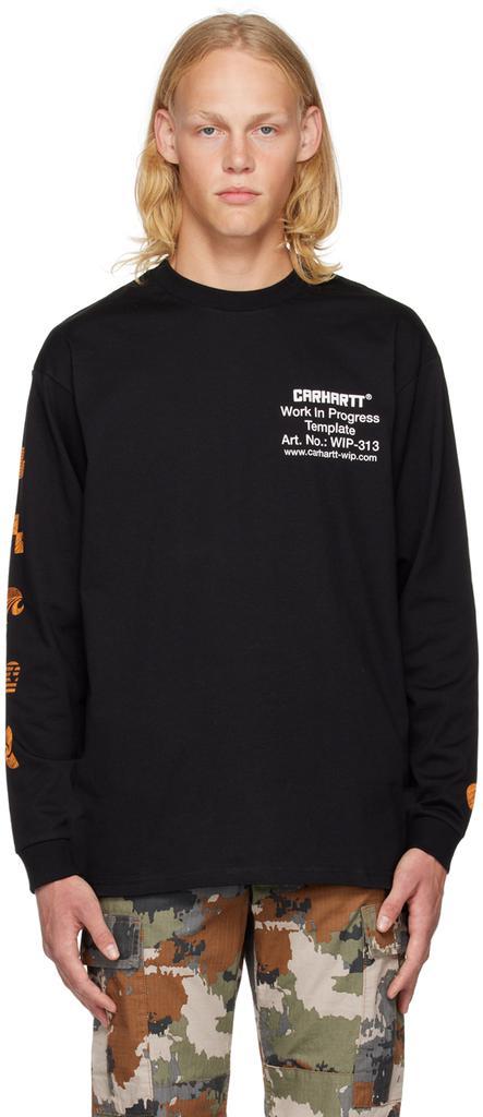 商品Carhartt WIP|Black Printed T-Shirt,价格¥490,第1张图片