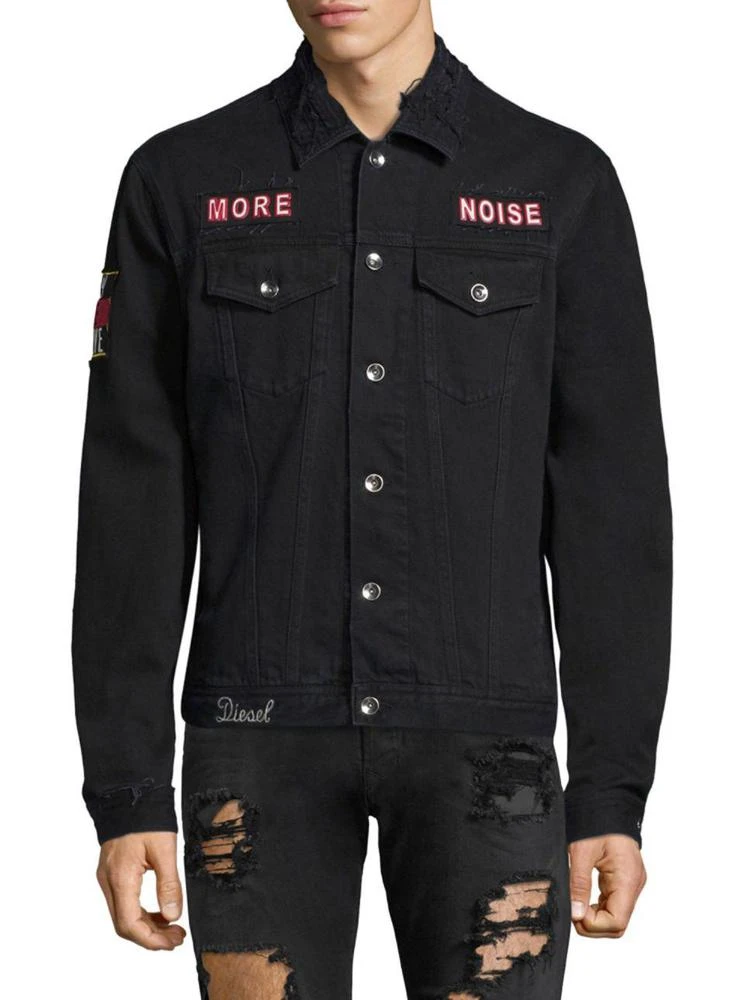 商品Diesel|Hill Embroidered Denim Jacket,价格¥1565,第1张图片