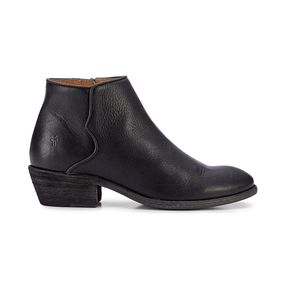 商品Frye|Women's Carson Piping Inside Zip Block Heel Booties,价格¥1944,第2张图片详细描述