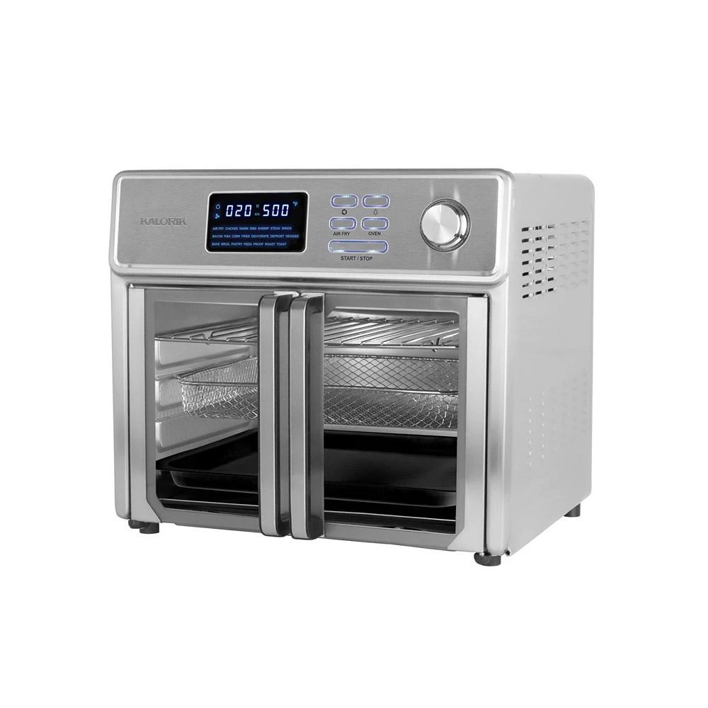 商品Kalorik|26 Quart Digital Maxx Air Fryer Oven, Stainless Steel,价格¥1745,第3张图片详细描述