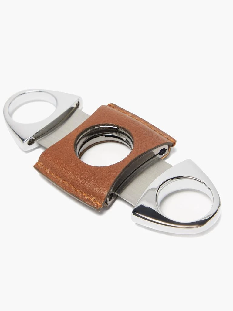 商品Brunello Cucinelli|Leather and stainless steel cigar cutter,价格¥2494,第3张图片详细描述