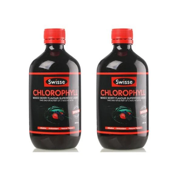 商品Swisse|澳洲进口 Swisse 斯维思 梅子味叶绿素液 抗氧化 500ml*2,价格¥257,第1张图片