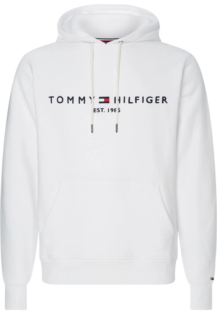 商品Tommy Hilfiger|Tommy Hilfiger Logo Hoodie White MW0MW11599 YBR,价格¥861,第1张图片