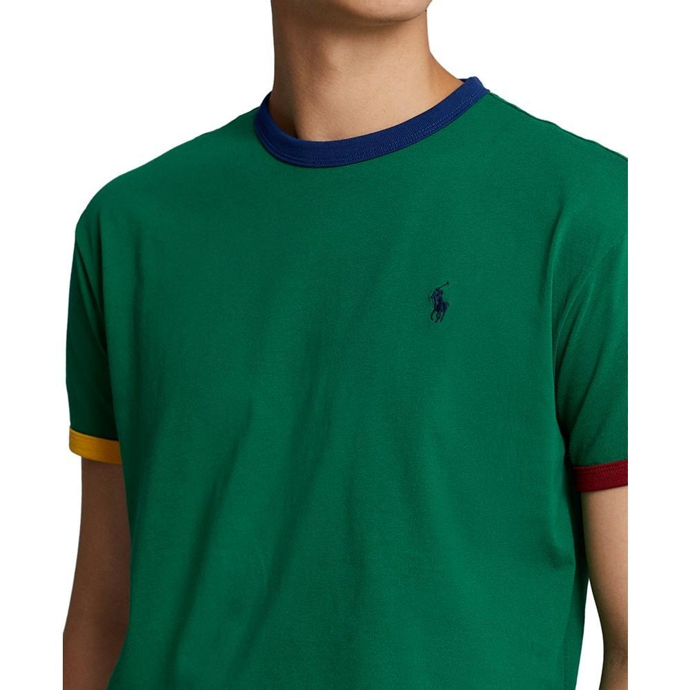 商品Ralph Lauren|Men's Classic-Fit Jersey Crewneck T-Shirt,价格¥287,第5张图片详细描述