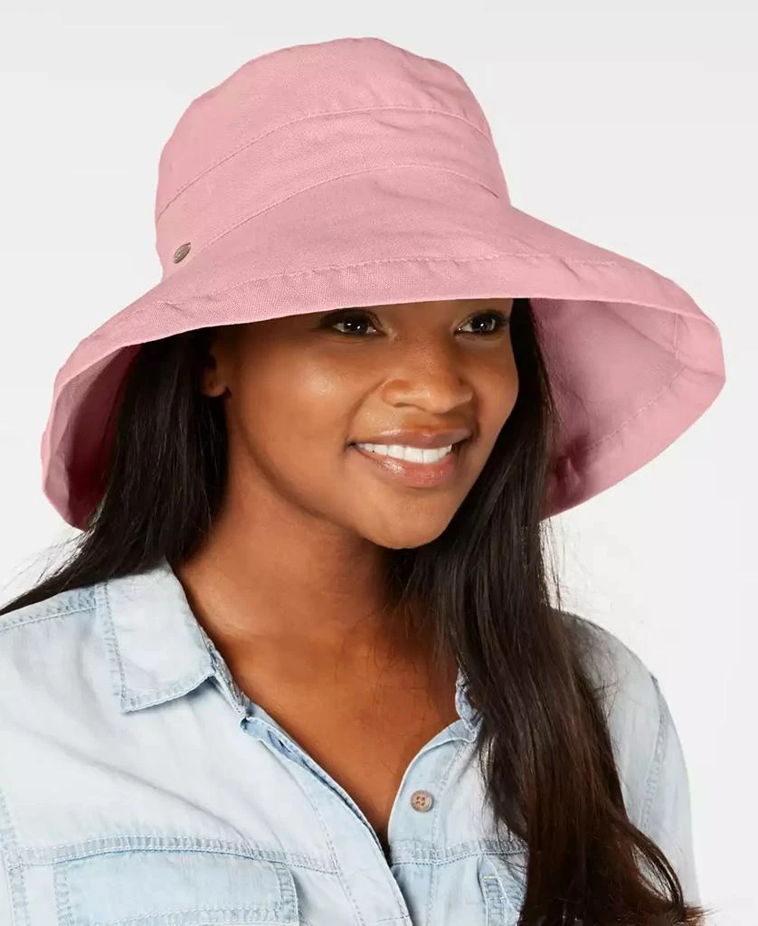 商品SCALA|Cotton Big Brim With Inner Drawstring,价格¥434,第1张图片详细描述