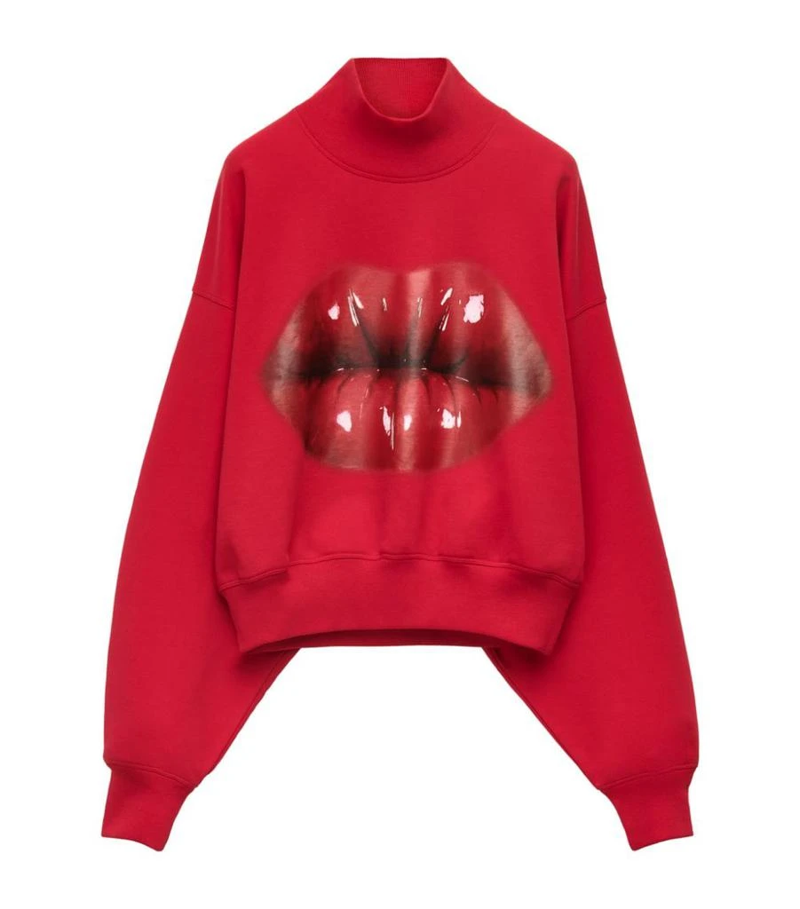 商品Loewe|Lips High-Neck Sweatshirt,价格¥5816,第1张图片