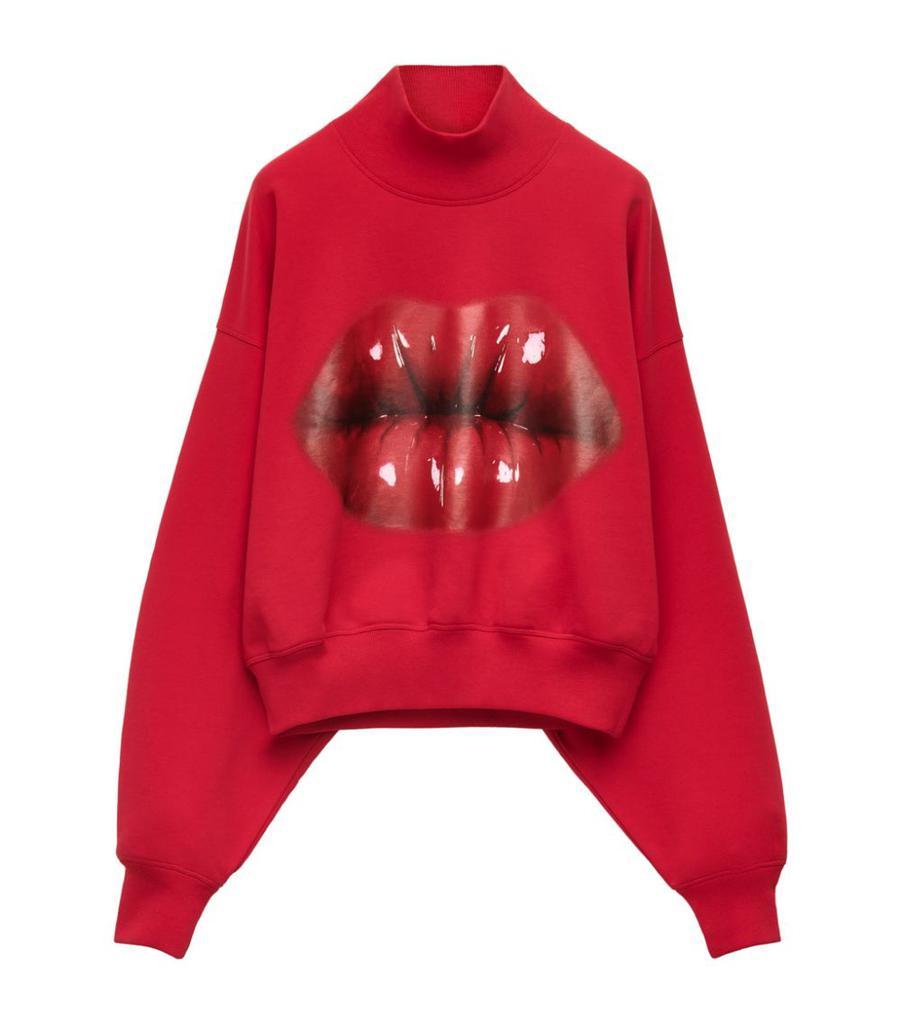 商品Loewe|Lips High-Neck Sweatshirt,价格¥4920,第1张图片