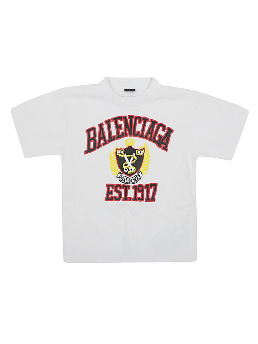 商品Balenciaga|Balenciaga 男童T恤 681864TOVK19012 白色,价格¥853,第1张图片