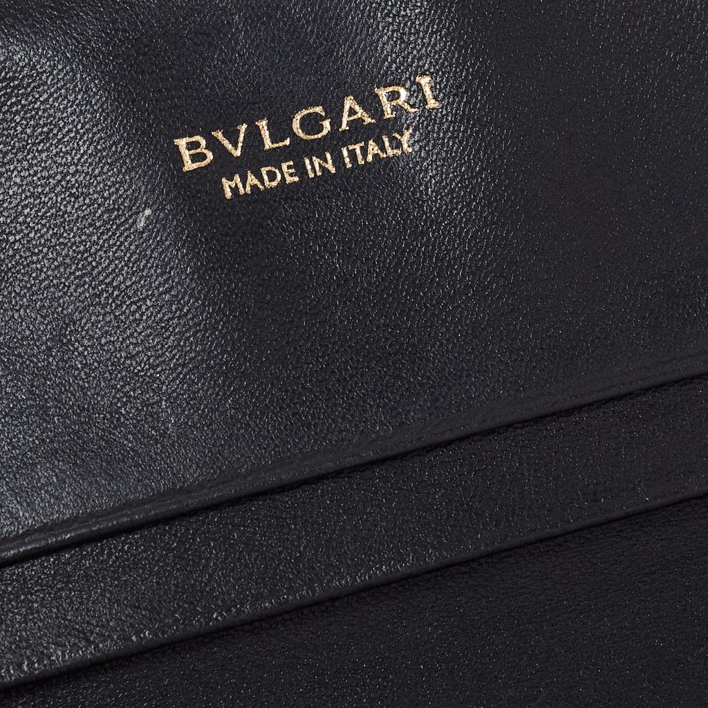 Bvlgari Black Leather Bvlgari Bvlgari Business Card Case商品第9张图片规格展示