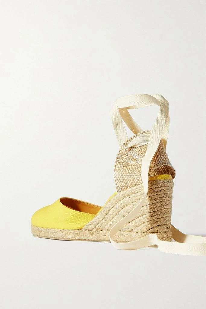 商品CASTAÑER|Carina 80 canvas wedge espadrilles,价格¥443,第3张图片详细描述