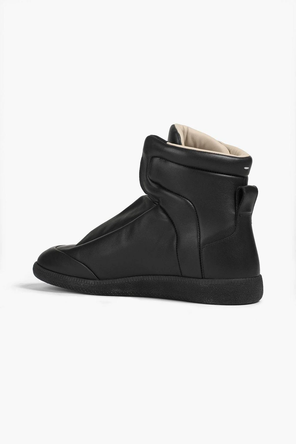 商品MAISON MARGIELA|Quilted leather high-top sneakers,价格¥3286,第3张图片详细描述