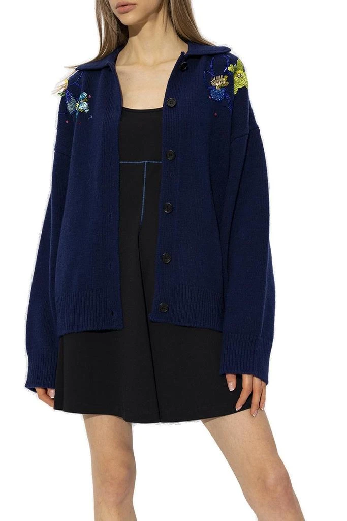 商品Marni|Marni Floral Embellished Long-Sleeved Cardigan,价格¥2964,第2张图片详细描述