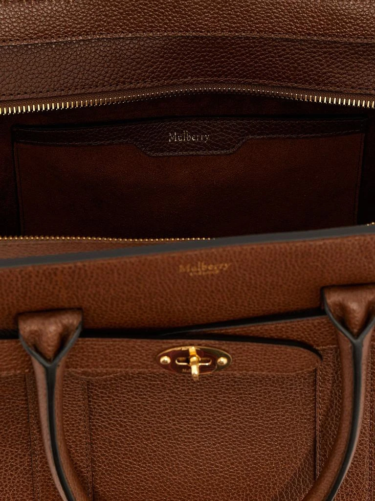 商品Mulberry|Small Zipped Bayswater Tote Bag Brown,价格¥9362,第4张图片详细描述