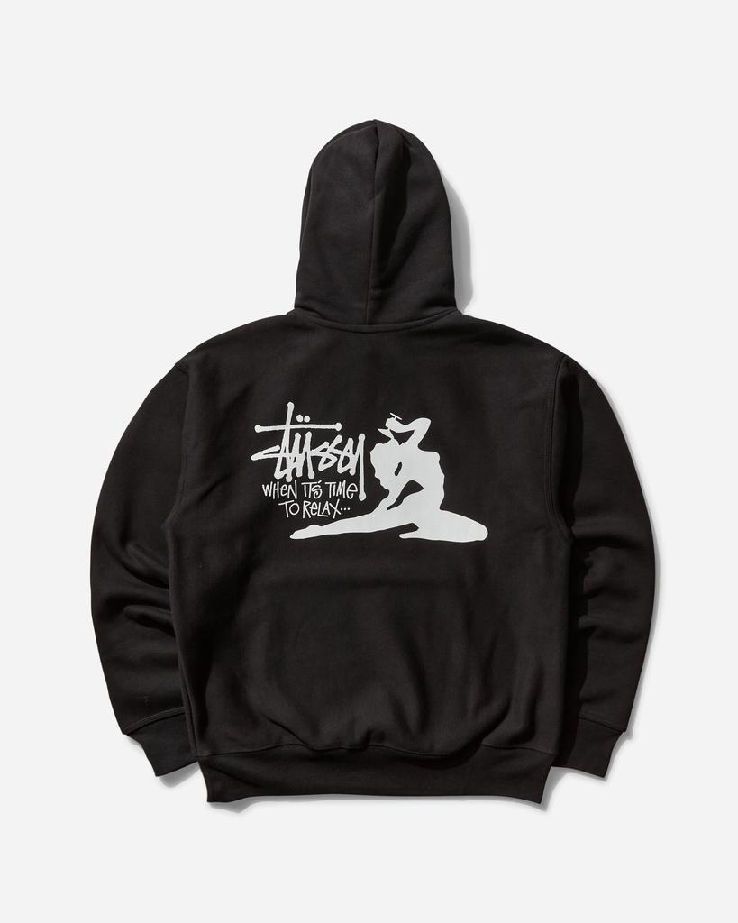 STUSSY Men's Relax Hoodie Black - Hoodies - BeyondStyle