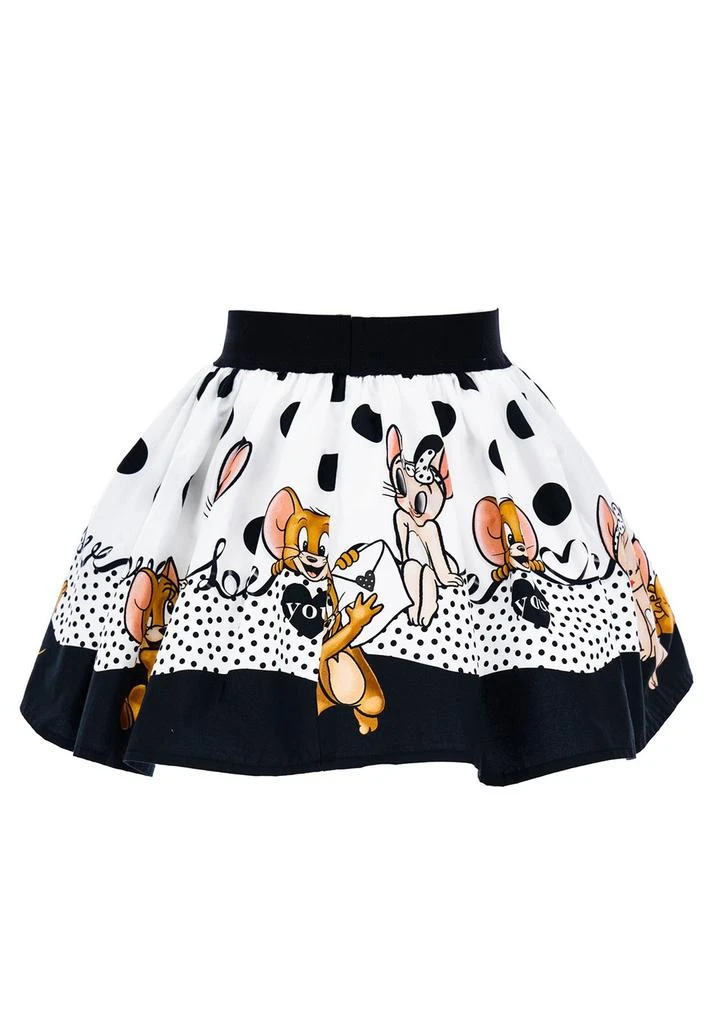 商品MONNALISA|Monnalisa Cartoon-Printed Elasticated Waistband Flared Skirt,价格¥1436,第2张图片详细描述