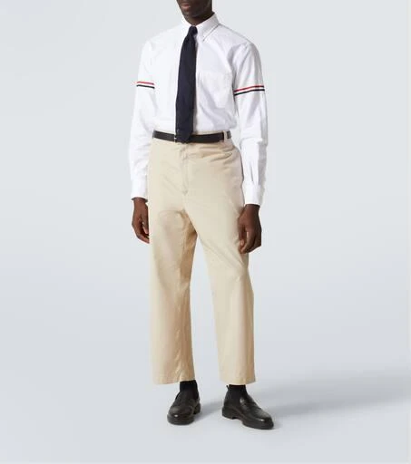商品Thom Browne|罗缎臂章衬衫,价格¥5058,第2张图片详细描述