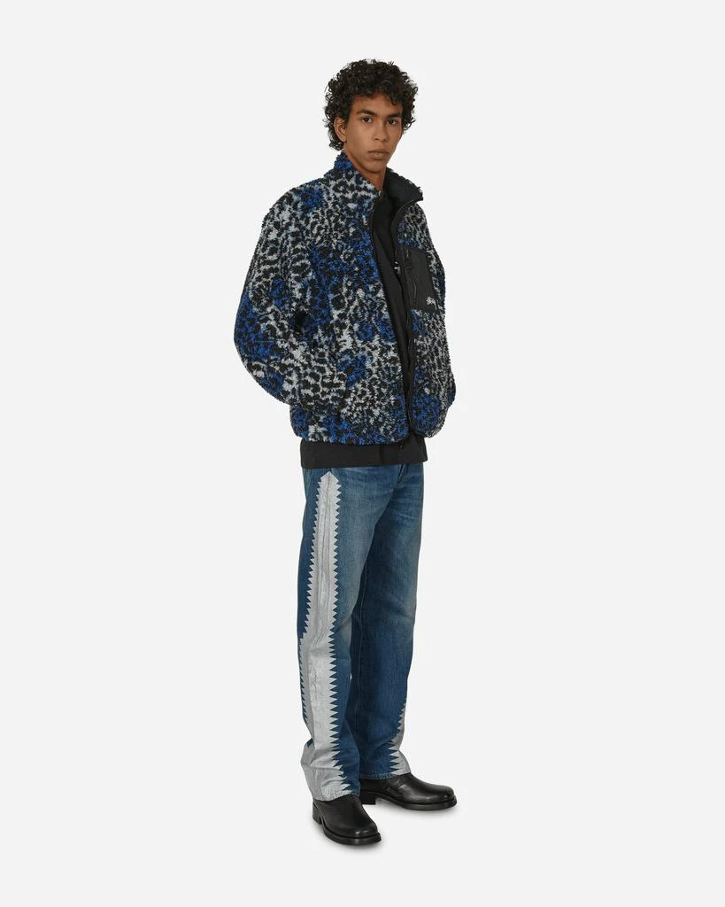 Sherpa Reversible Jacket Blue Leopard 商品