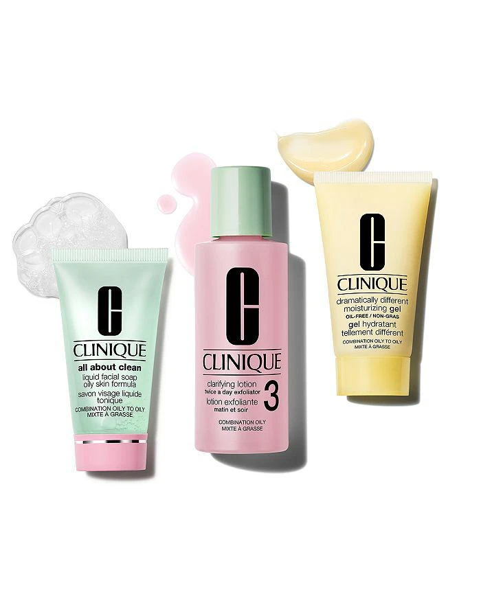 商品Clinique|Skin School Supplies Cleanser Refresher Course Set - Combination Oily,价格¥134,第2张图片详细描述