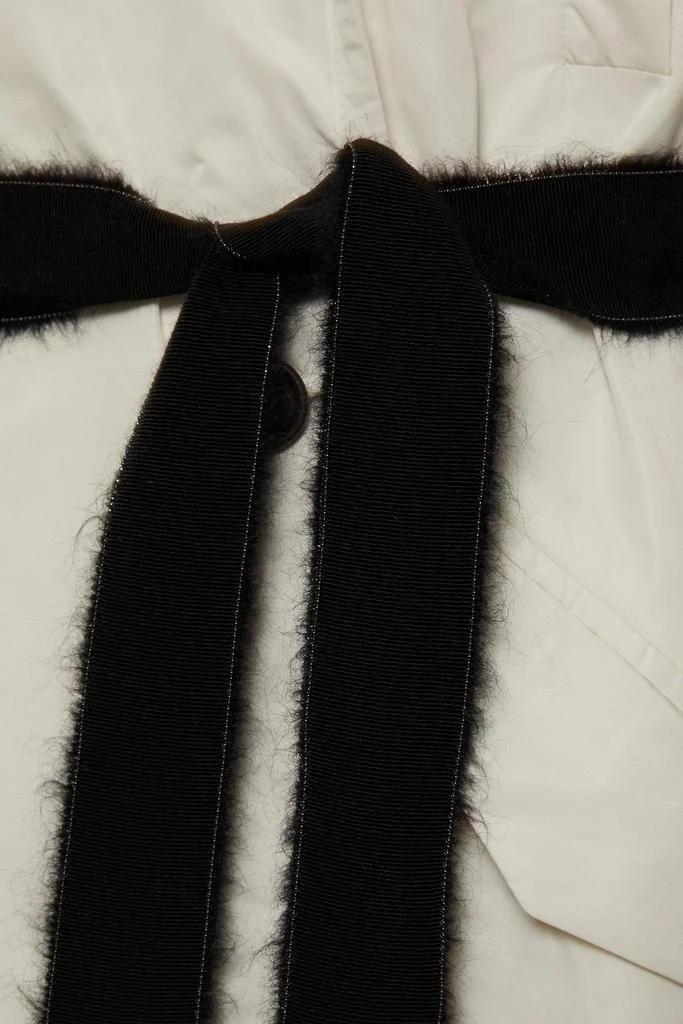 商品Brunello Cucinelli|Double-breasted belted shell coat,价格¥3260,第4张图片详细描述