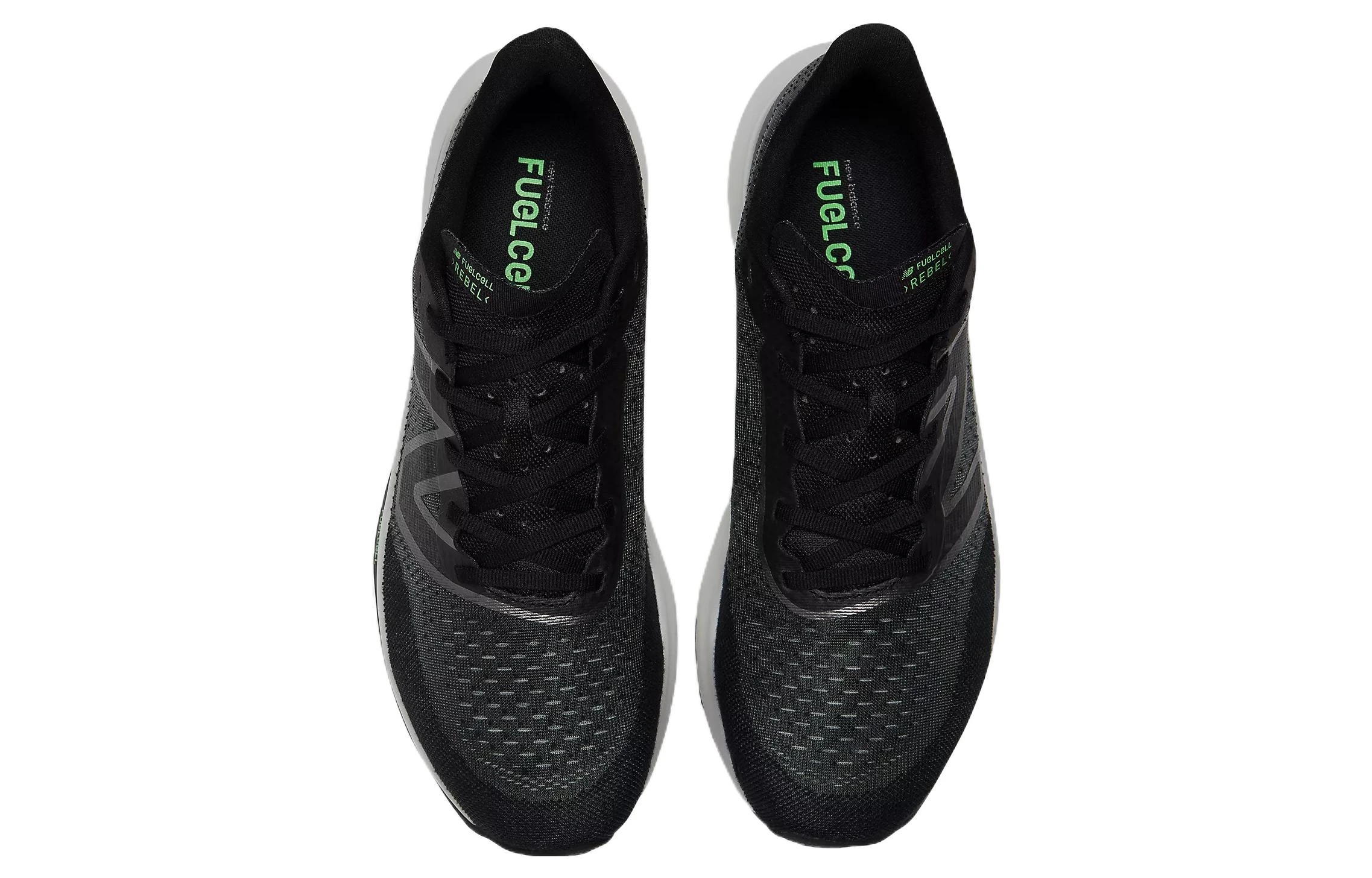 商品[国内直发] New Balance|NB FuelCell 菁英舒适 织物耐磨防滑透气轻便 低帮 训练跑步鞋 男款 黑白,价格¥475,第5张图片详细描述