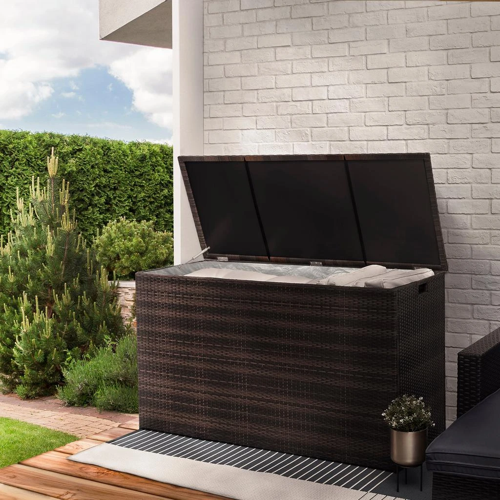 商品Teamson|Home Wicker 154 Gallon Patio Storage Chest,价格¥4718,第2张图片详细描述