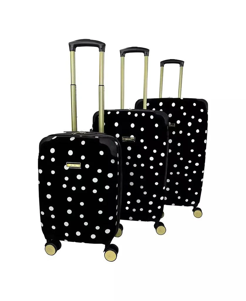 商品Jenni Chan|Polka Dot 3-Piece Hardside Spinner Set,价格¥1817,第2张图片详细描述