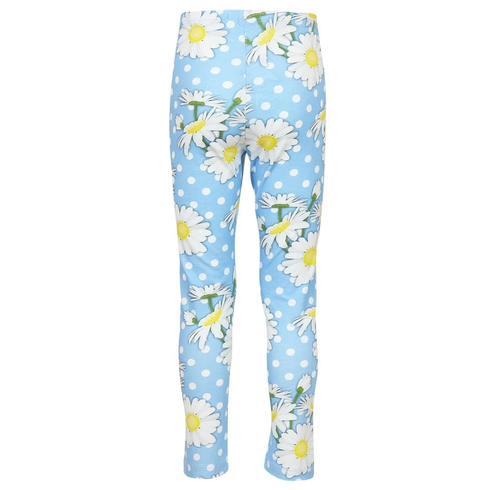 商品MONNALISA|Blue Daisy Print Leggings,价格¥167,第3张图片详细描述