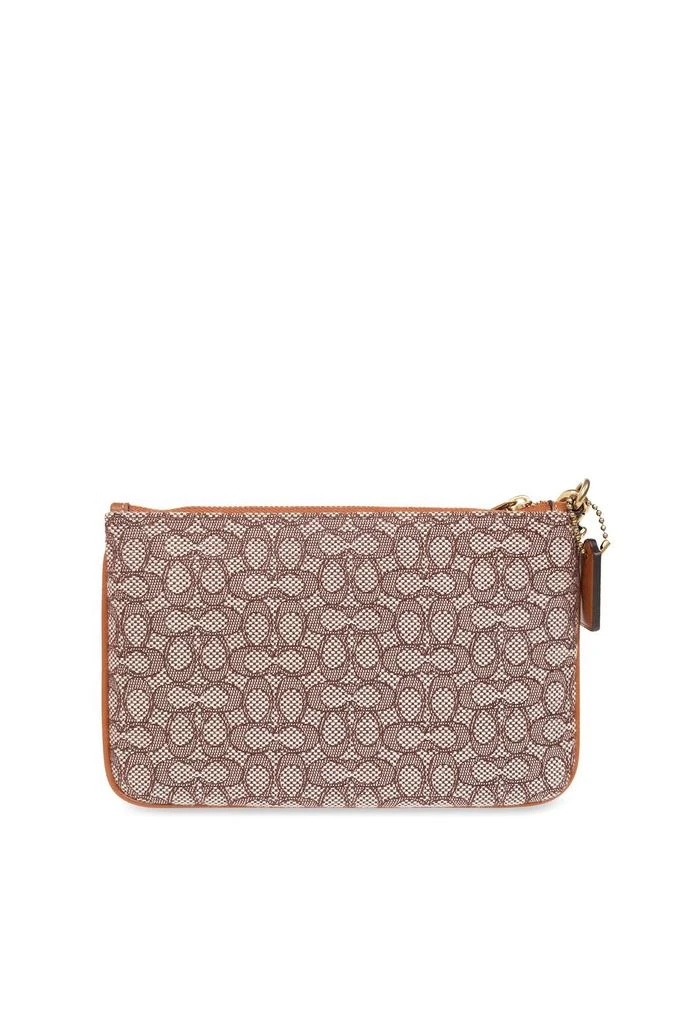 商品Coach|Coach Logo Plaque Monogrammed Small Wristlet Wallet,价格¥371,第2张图片详细描述