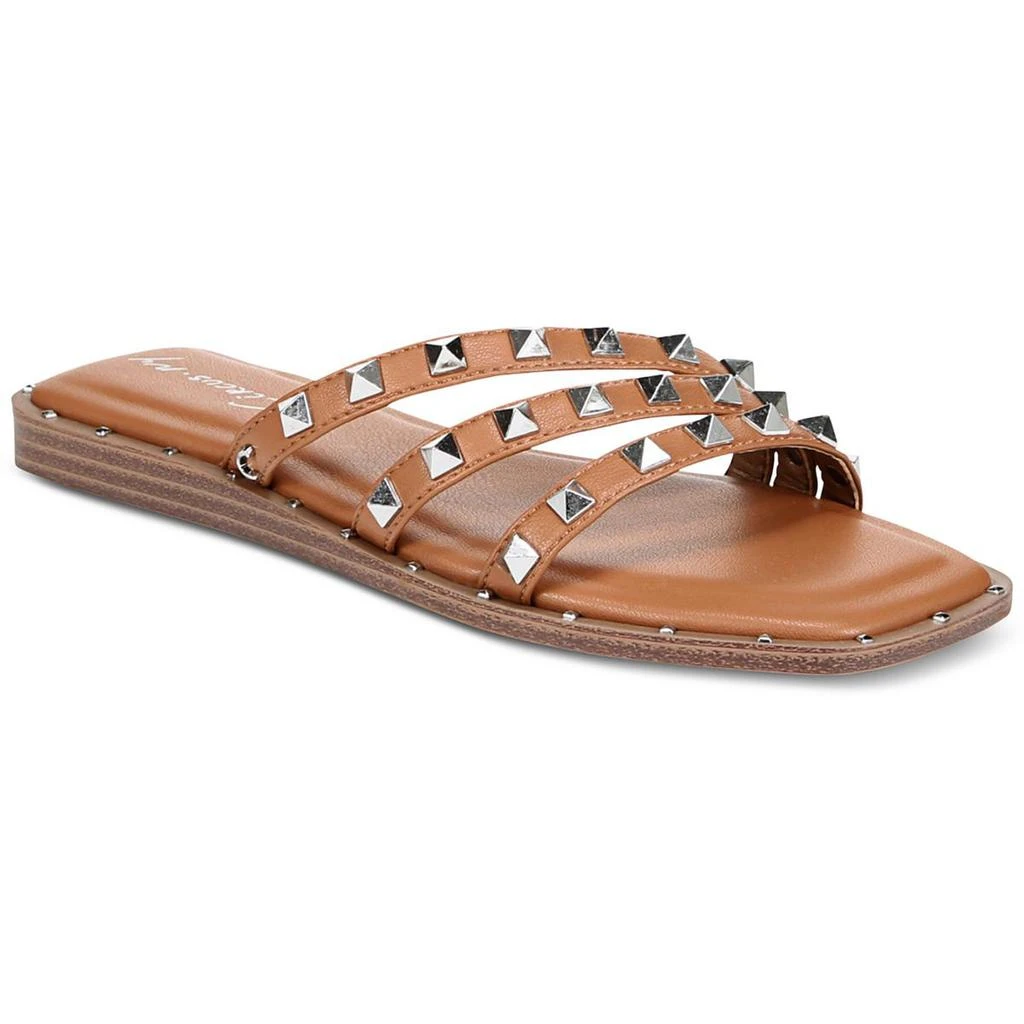 商品Sam Edelman|Circus by Sam Edelman Womens Verity Faux Leather Embellished Slide Sandals,价格¥89,第2张图片详细描述