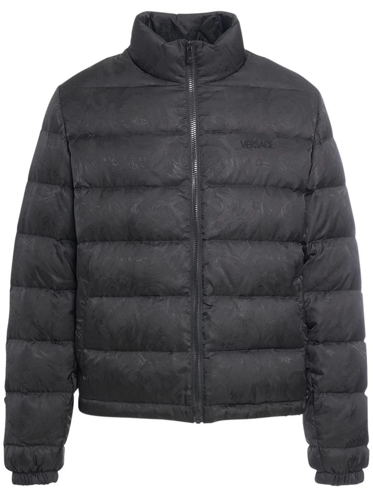 商品Versace|Barocco Jacquard Nylon Down Jacket,价格¥9683,第1张图片