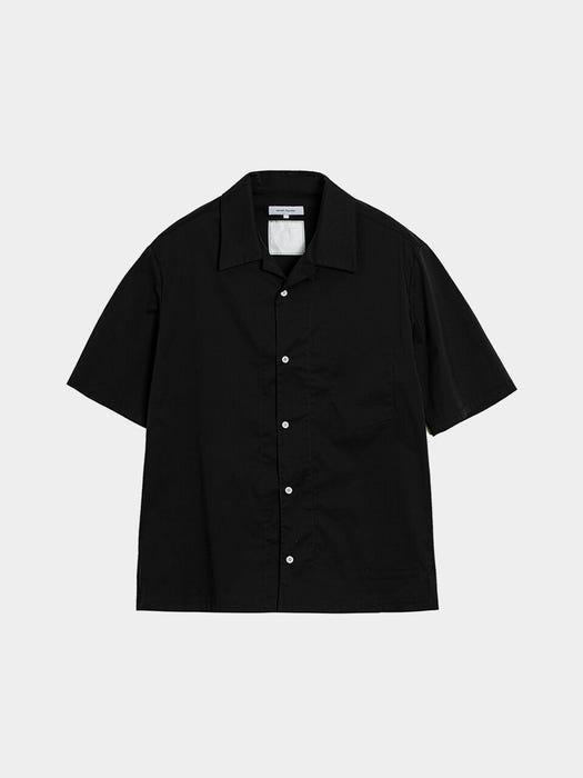 商品seven figures|Essential Easy Short-Sleeve Shirt Black,价格¥528,第1张图片