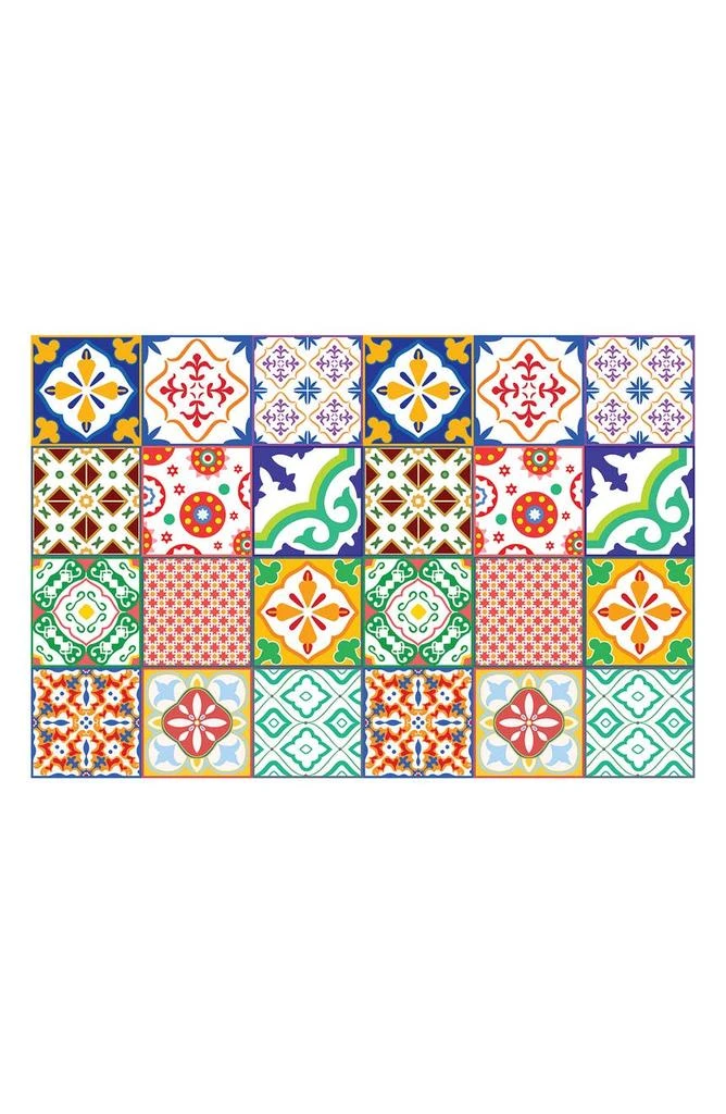 商品WALPLUS|Classic Mediterranean Wall Tiles - Pack of 5,价格¥301,第1张图片