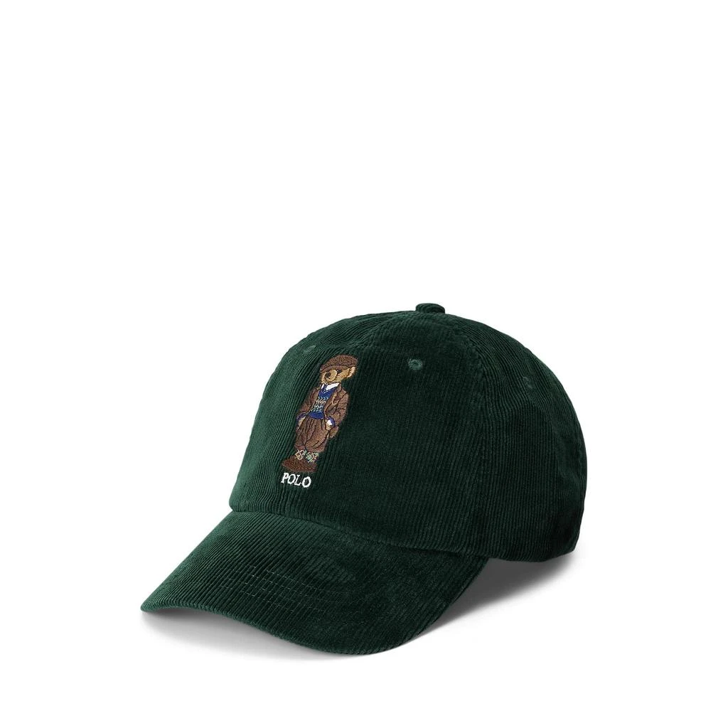 商品Ralph Lauren|Polo Bear Corduroy Ball Cap,价格¥386,第1张图片
