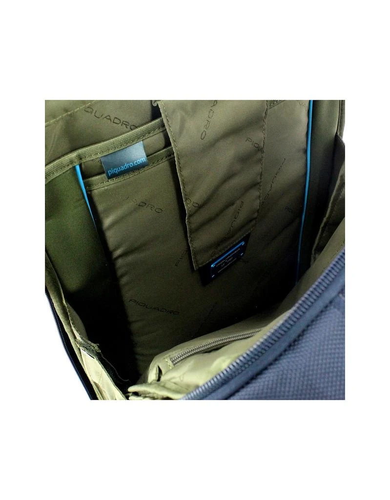 商品PIQUADRO|Blue Fast-Check Pc And Ipad® Backpack With Anti-Theft C Bagmotic,价格¥2246,第2张图片详细描述