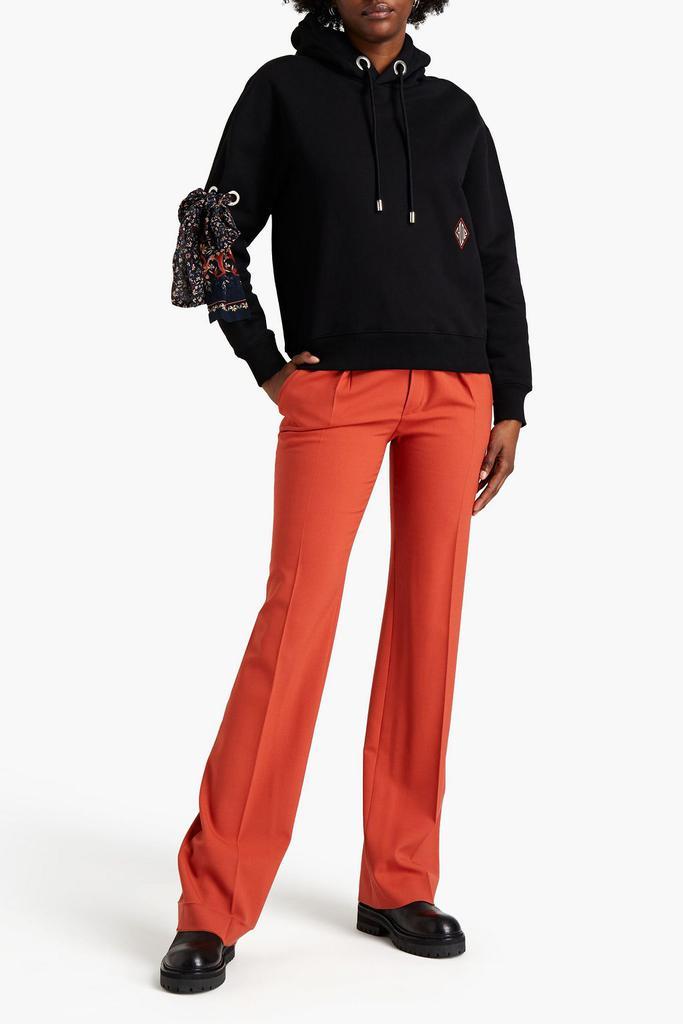 商品Chloé|Embellished French cotton-terry hoodie,价格¥3043,第6张图片详细描述