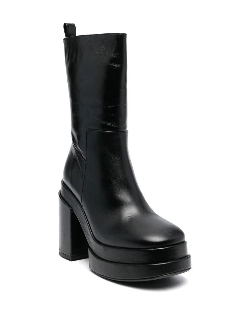 商品PALOMA BARCELÓ|PALOMA BARCELÒ Leather heel ankle boots,价格¥1654,第2张图片详细描述