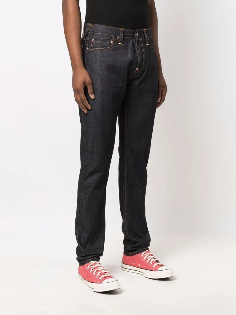 商品Evisu|EVISU - Logo Print Denim Cotton Jeans,价格¥2716,第3张图片详细描述