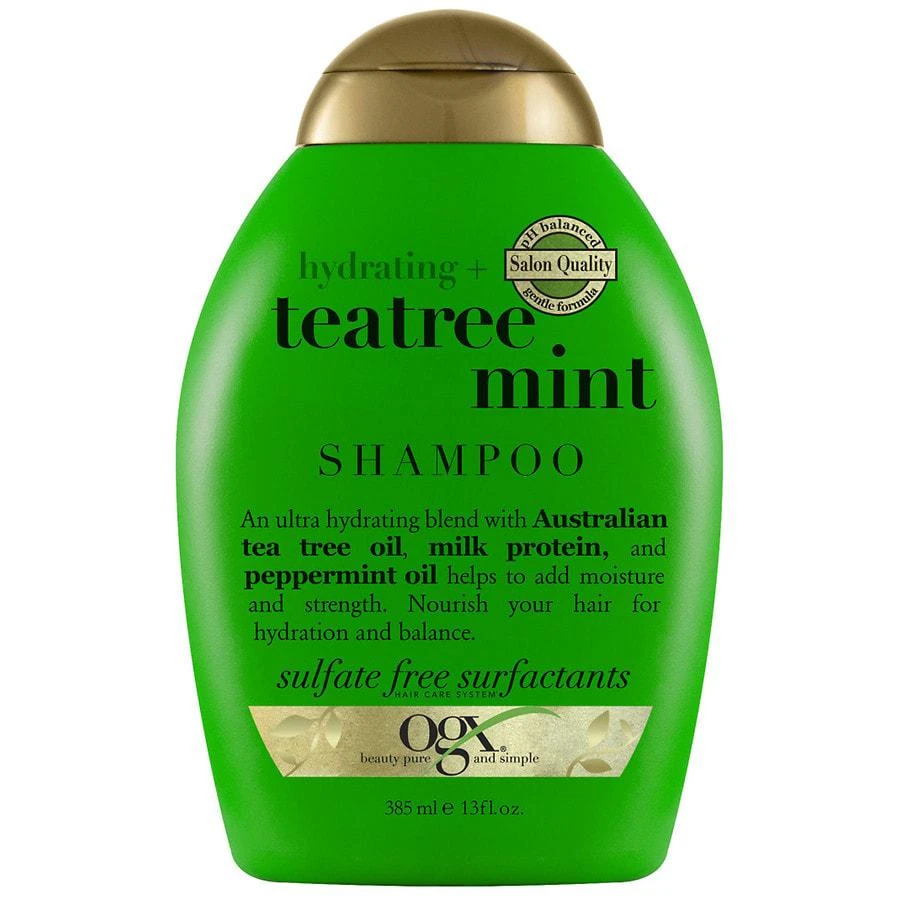 商品OGX|Hydrating + Tea Tree Mint Invigorating Scalp Shampoo,价格¥38,第1张图片