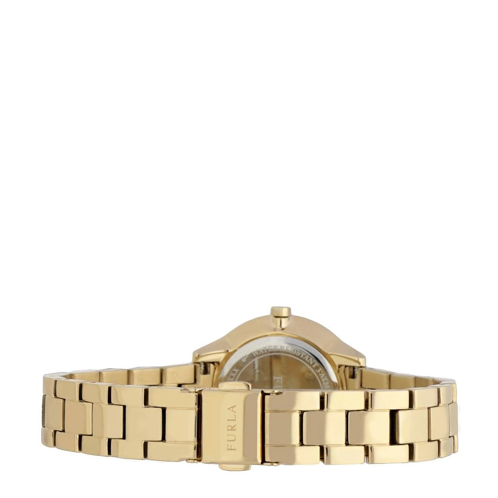 商品Furla|Women's Metropolis Gold Dial Stainless Steel Watch,价格¥1663,第2张图片详细描述