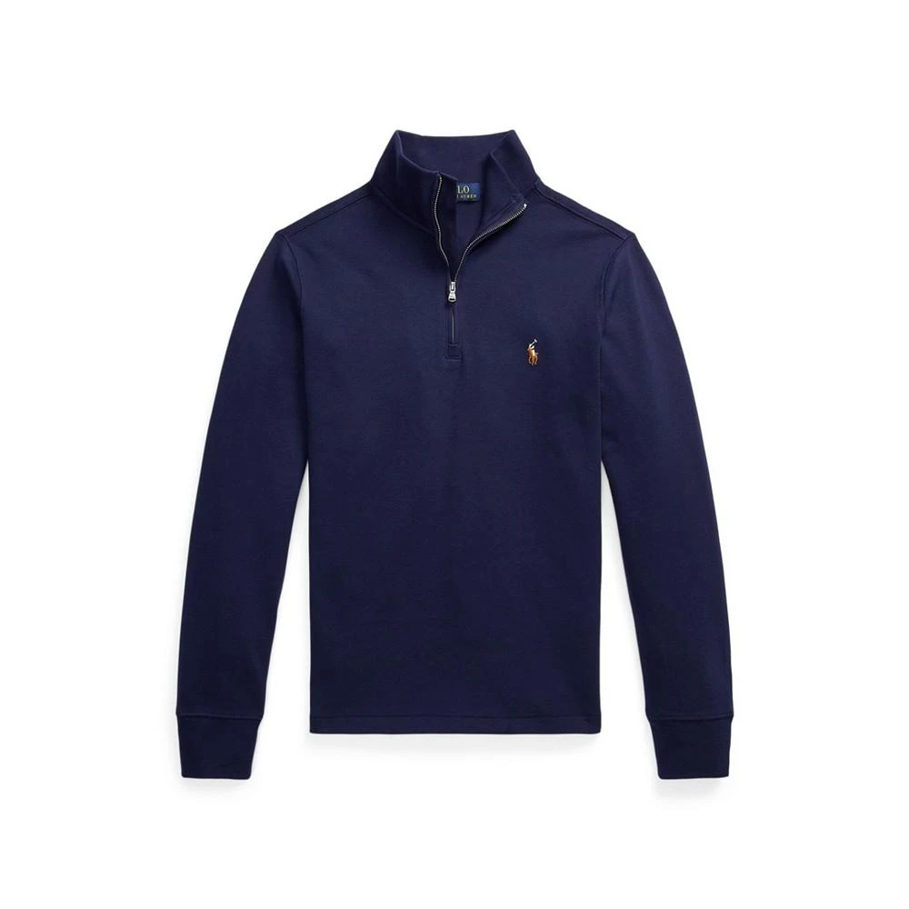 商品Ralph Lauren|Big Boys Cotton Quarter-Zip Pullover Sweatshirt,价格¥325,第1张图片