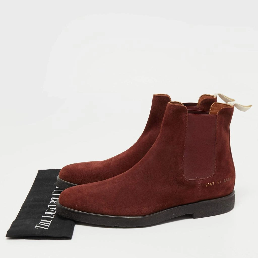 Common Projects Brown Suede Chelsea Boots Size 41 商品