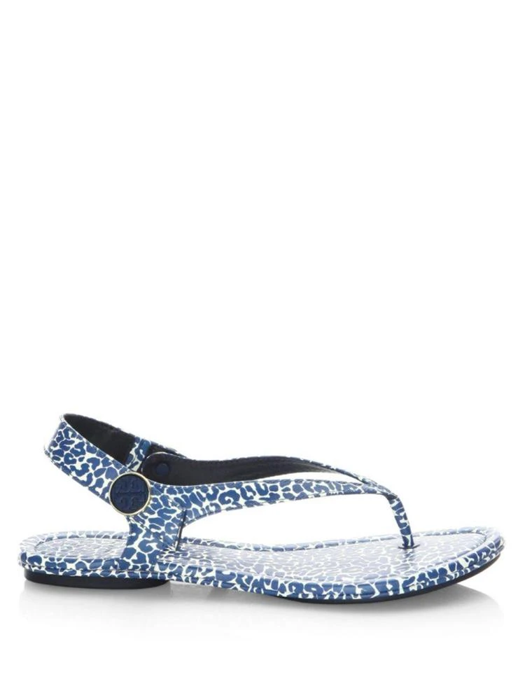 商品Tory Burch|Minnie Leopard-Print Travel Sandals,价格¥595,第5张图片详细描述